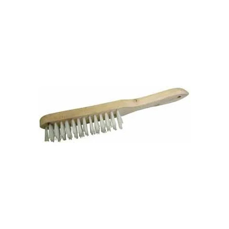 Brosse nylon à manche bois