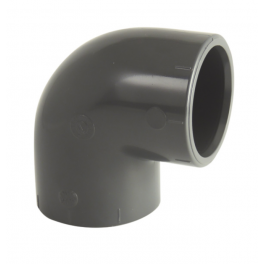 Codo de presión de PVC 90° diámetro 50 mm, hembra - CODITAL - Référence fabricant : 5005890005000