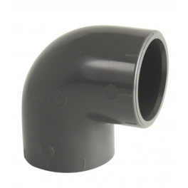PVC pressure elbow 90° diameter 75 mm, female - CODITAL - Référence fabricant : 5005890007500