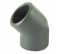 Coude PVC pression 90° diamètre 75 mm, femelle femelle - CODITAL - Référence fabricant : PLPC4575