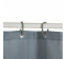 Rideau de douche polyester gris clair 180 x 200 cm - MSV - Référence fabricant : DESRI716853