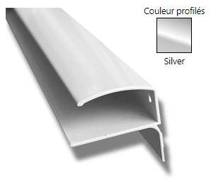 HARMONY wall mounting profile, silver