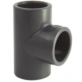 PVC pressure tee 90° diameter 90 mm, 16 bars - CODITAL - Référence fabricant : 5005830900000