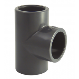 PVC pressure tee 90° diameter 63 mm, 16 bars - CODITAL - Référence fabricant : 5005830630000