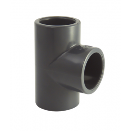 T de presión de PVC 90° diámetro 32 mm, 16 bares - CODITAL - Référence fabricant : 5005830320000