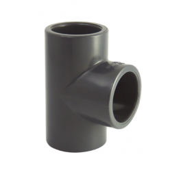 Tee di pressione in PVC a 90° diametro 25 mm, 16 bar - CODITAL - Référence fabricant : 5005830250000