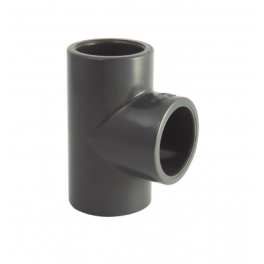 PVC pressure tee 90° diameter 20 mm, 16 bars - CODITAL - Référence fabricant : 5005830200000