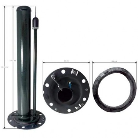 Geëmailleerde deksel vanaf 1996 1997 (6 gaten) 150, 200 en 300 liter
