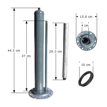 Enamelled buffer 100, 150 and 200 litres