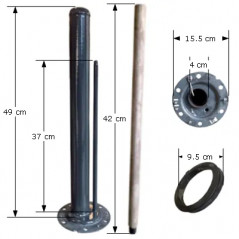 Enamelled buffer 300L and 200L stable