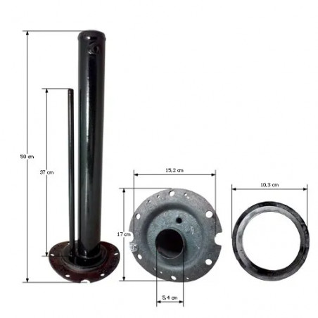 Enamelled buffer before 1996 (magnesium anode) 300L