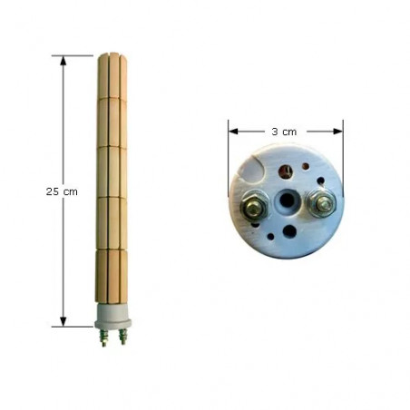Specksteinwiderstand Einphasig D.32 - 1000W
