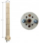 Single-phase steatite heater D.36 - 1200W