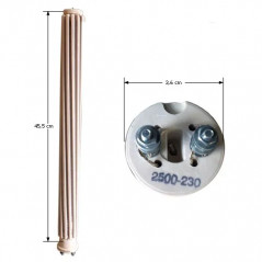 Resistencia esteatita Monofásica diámetro 36 (39mm), 2500W