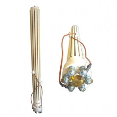  Résistance stéatite triphasé - 3000W, D.38