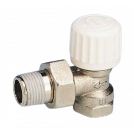 Angle thermostatic valve to screw 15x21 (1/2") - PETTINAROLI - Référence fabricant : 760P1/2