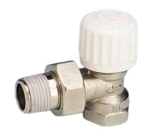 Angle thermostatic valve to screw 15x21 (1/2")