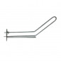 RHONELEC dompelverwarming (zonder anode of pakking), 2400W diameter 125 horizontaal 200L oud model