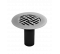 Margeritenrost Duschabfluss, inklusive Wasserschutzrohr, Durchmesser 85 mm, Edelstahl - Valentin - Référence fabricant : VALGR3580