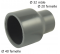 Réduction PVC pression femelle 40 mm, femelle 20 mm ou mâle 32 mm - CODITAL - Référence fabricant : NICREI4020F