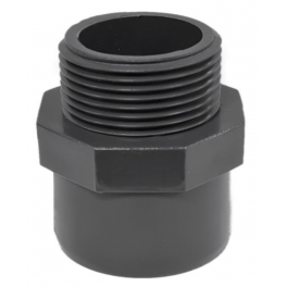 PVC pressure fitting to screw 40x49, to glue female 50 male 63 mm - CODITAL - Référence fabricant : 5005846506340
