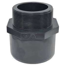 PVC pressure fitting to screw 50x60, to glue female 63 male 75 mm - CODITAL - Référence fabricant : 5005846637550