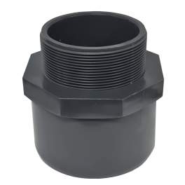 PVC pressure fitting to screw 66x76, to glue female 63 male 75 mm - CODITAL - Référence fabricant : 5005846637566