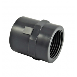 PVC pressure fitting to screw 40x49, to glue female 50 male 60 mm - CODITAL - Référence fabricant : 5005873504000