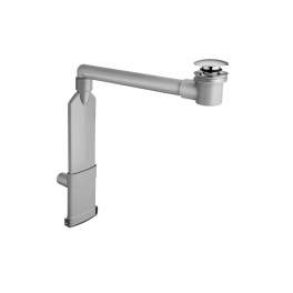 Washbasin drain with space-saving trap and UP & DOWN bung - Ondyna Cristina - Référence fabricant : UD152S51