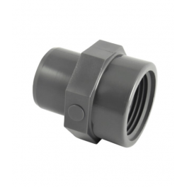 PVC pressure fitting male 40 mm, female 26x34 - CODITAL - Référence fabricant : 5005950402600
