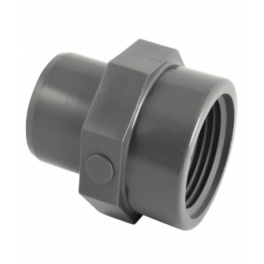 PVC pressure fitting to be glued male 63 mm, female to be screwed 50x60 - CODITAL - Référence fabricant : 5005950635000