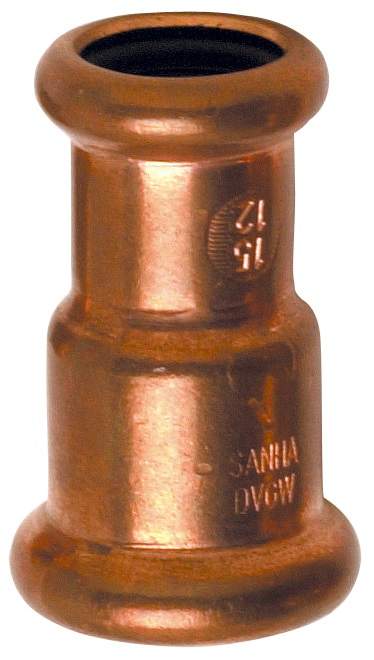 Reduced copper sleeve to crimp diameter 16/14mm.