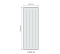 Calefactor radiante NIRVANA Digital vertical, 1500W - Atlantic - Référence fabricant : ATLRA529912