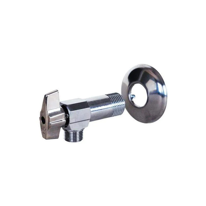 3/8" onder-spoel 1/4-draai klep.