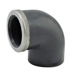 Elbow 90 degree diameter 32, female, 26x34, with metal reinforcement ring - CODITAL - Référence fabricant : 5005894403300