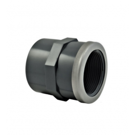 PVC-Mischdruckmuffe 32 mm, 26x34 verstärkt Edelstahl - CODITAL - Référence fabricant : 5005860322600