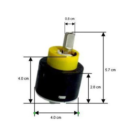 ADESIO LUXOR keramische spoelbakcartridge