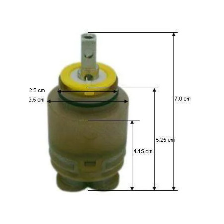 Cartridge for single lever basin mixer ROAD RD00118/1