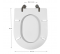 Toilet seat Cheverny White SELLES - ESPINOSA - Référence fabricant : COIABMANGO