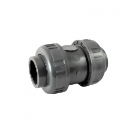 Spring-loaded PVC check valve, 20 mm female, for gluing - CODITAL - Référence fabricant : 5005402002000