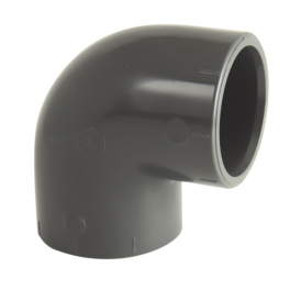 Coude PVC pression piscine 90° femelle diamètre 63 mm - CODITAL - Référence fabricant : 5005890006300