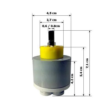 ADESIO LUXOR Ceramic Cartridge Temporary Bath D.45