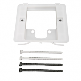 Control plate frame verso 350 with fixing/actuating screws - Siamp - Référence fabricant : 10007951