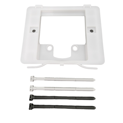 Control plate frame verso 350 with fixing/actuating screws