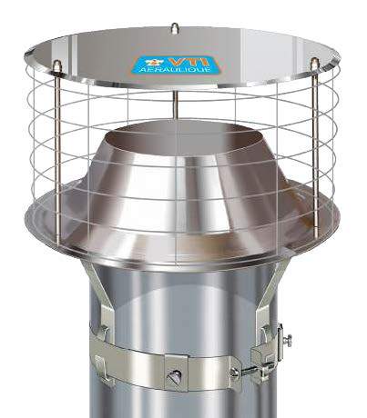 EXTRACTOR with anti-volatile mesh 250 to 300 all stainless steel