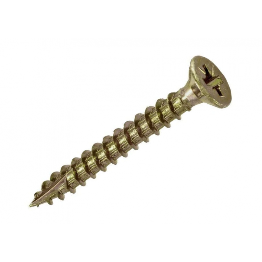 Wood and chipboard screws, 4,5x40 mm countersunk Rocket minivybac posidriv, 25 pieces