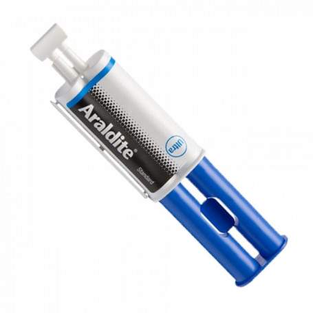 Standard epoxy glue in 24mL syringe.