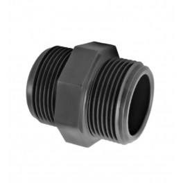 Double male PVC pressure nipple 33X42 (1"1/4) - CODITAL - Référence fabricant : 5005880330000