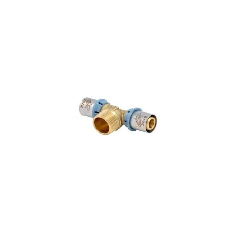 Deltall 20/15x21/20 meerlaags mannelijk T-stuk
