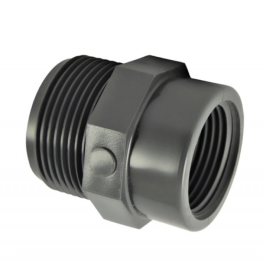 Screw-in PVC pressure reduction male 33x42 (1"1/4), female 15x21 (1/2") - CODITAL - Référence fabricant : 5005877331500